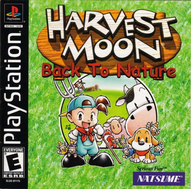 Capa do jogo Harvest Moon: Back to Nature