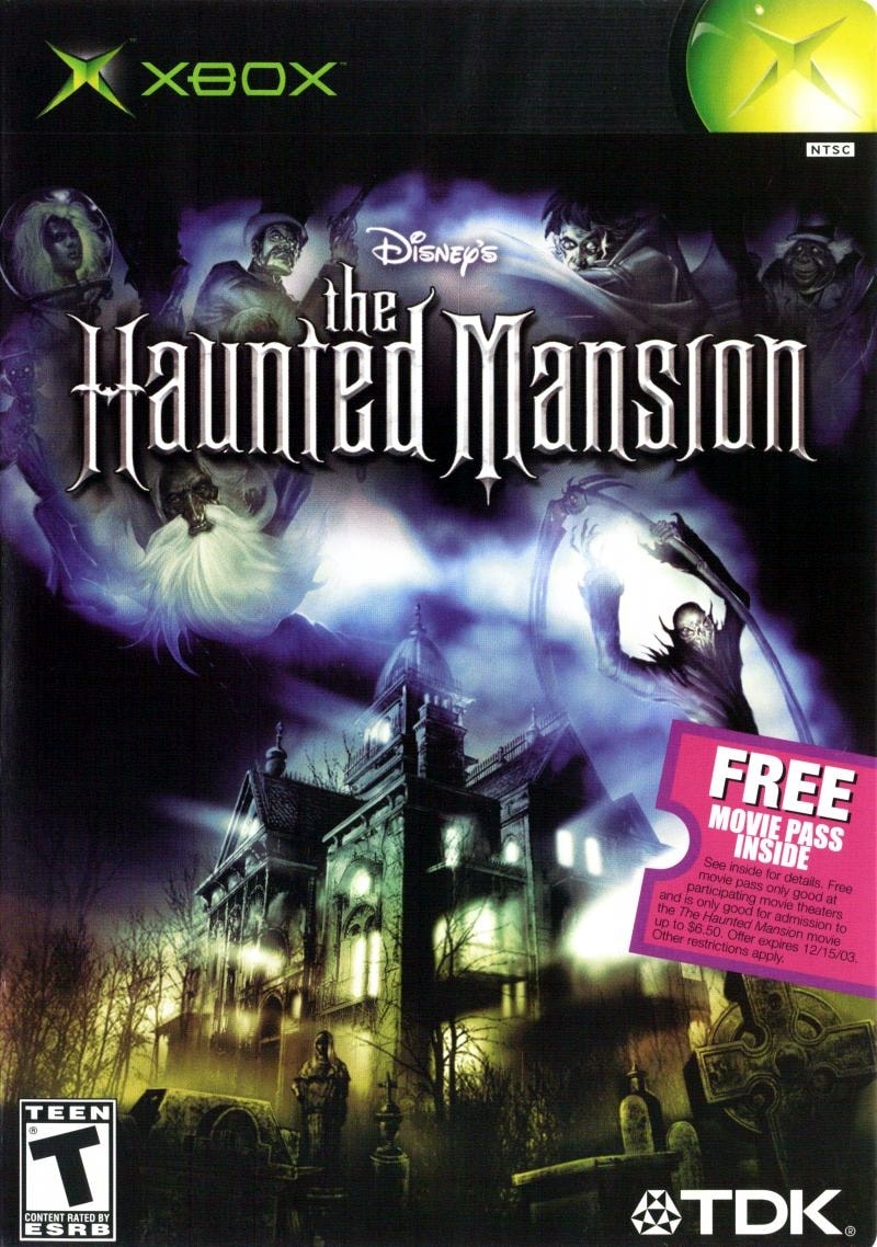 Capa do jogo Disneys The Haunted Mansion