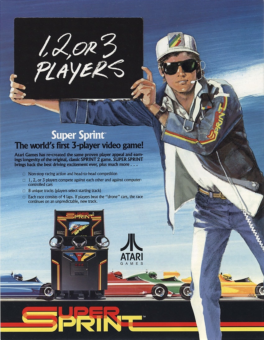 Capa do jogo Super Sprint