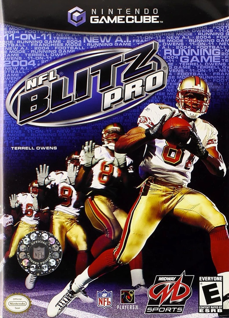 Capa do jogo NFL Blitz Pro