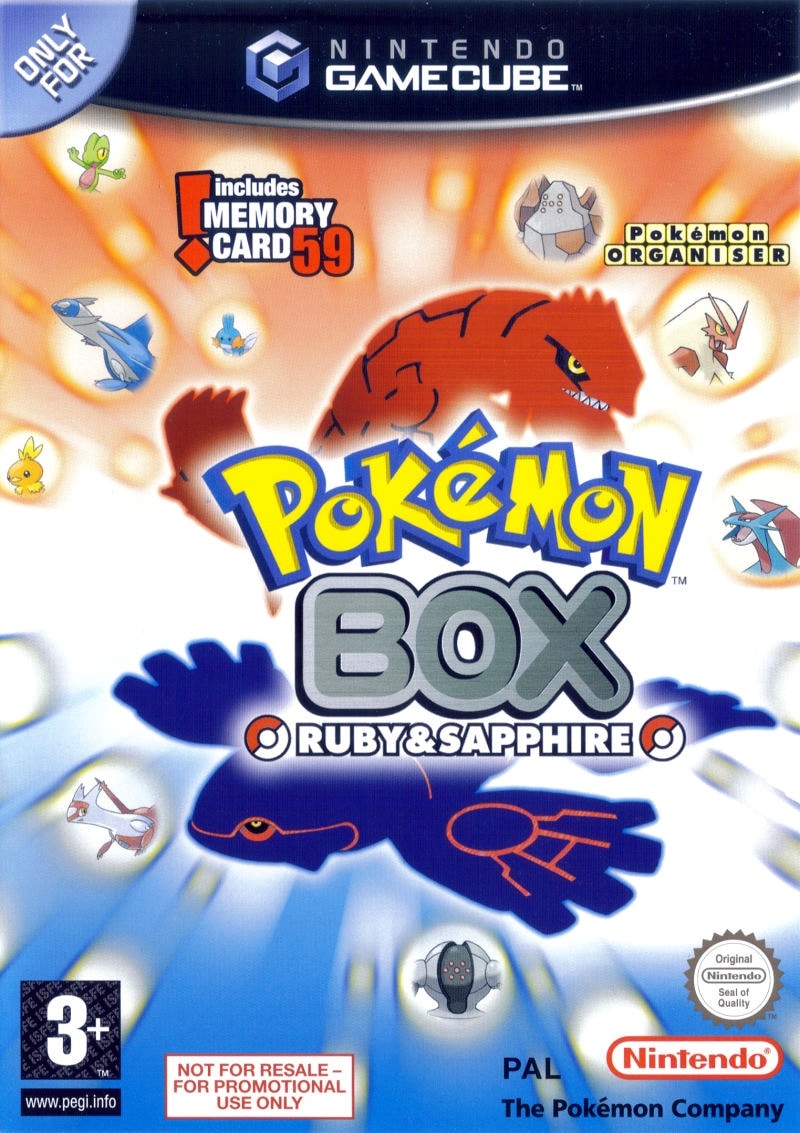 Capa do jogo Pokémon Box: Ruby & Sapphire