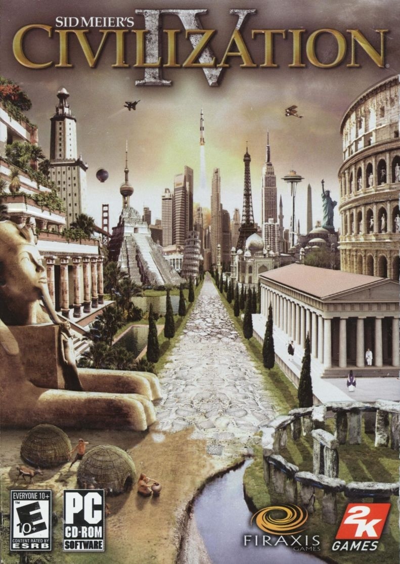 Capa do jogo Sid Meiers Civilization IV