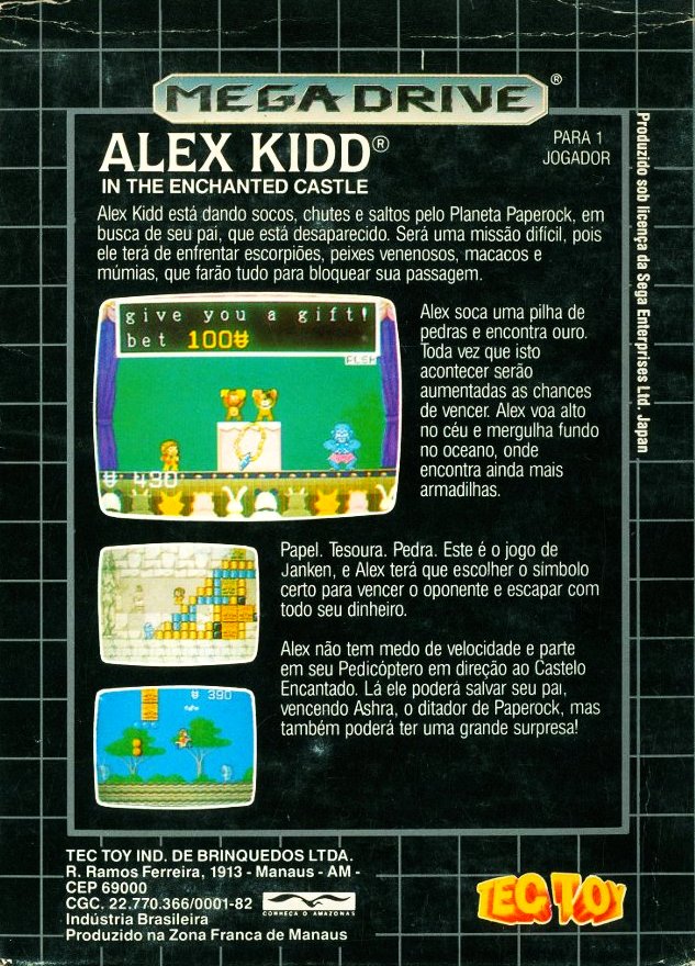 Capa do jogo Alex Kidd in the Enchanted Castle