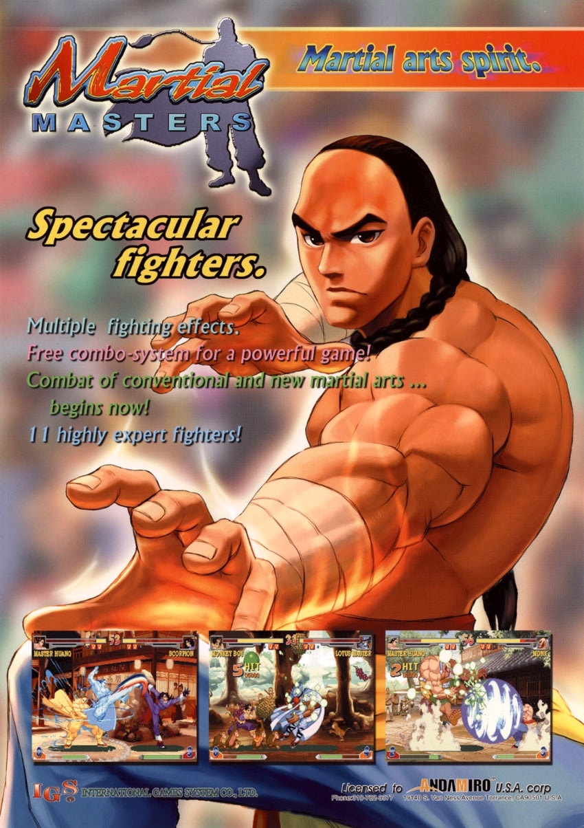 Capa do jogo Martial Masters