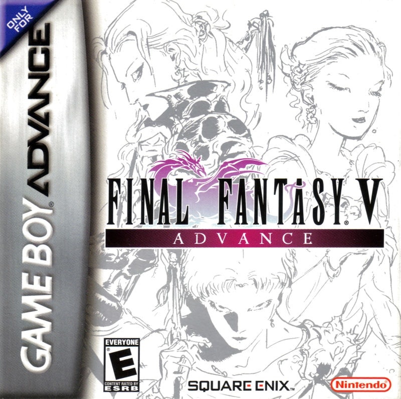 Capa do jogo Final Fantasy V Advance