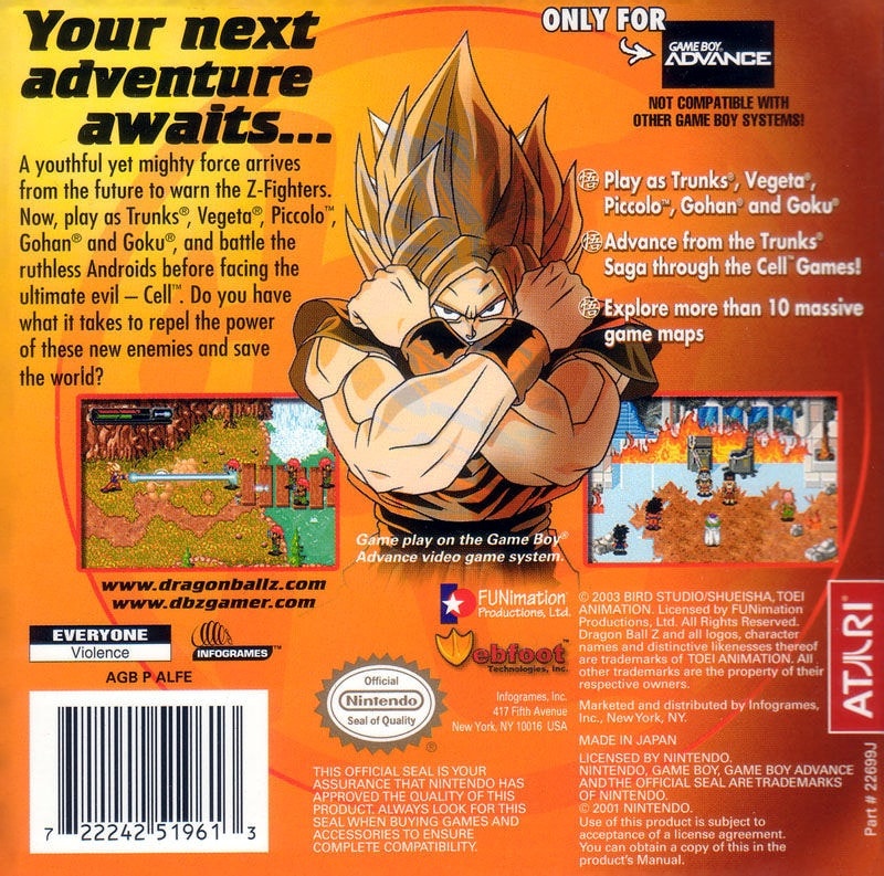 Capa do jogo Dragon Ball Z: The Legacy of Goku II