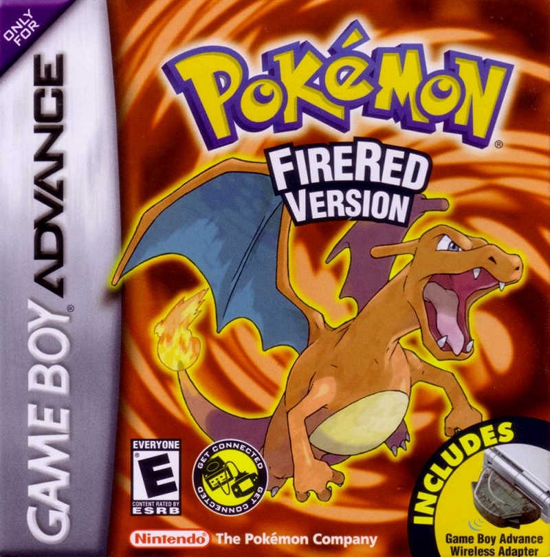 Capa do jogo Pokémon FireRed Version