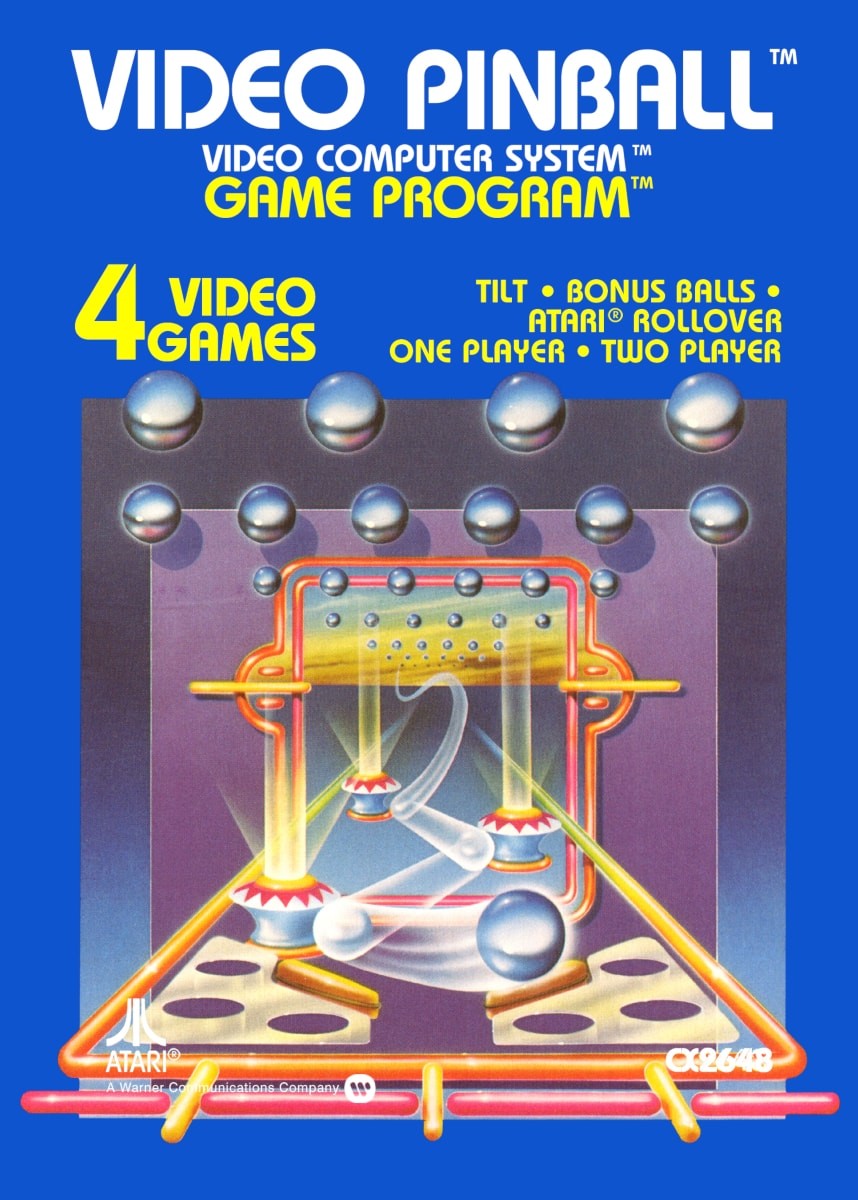 Capa do jogo Video Pinball
