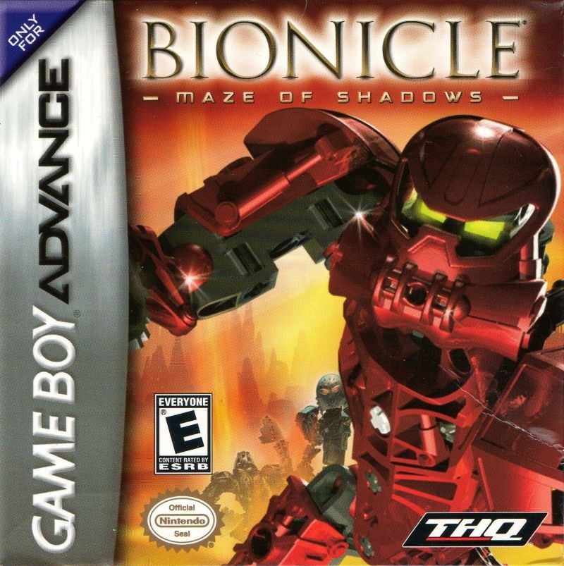 Capa do jogo Bionicle: Maze of Shadows