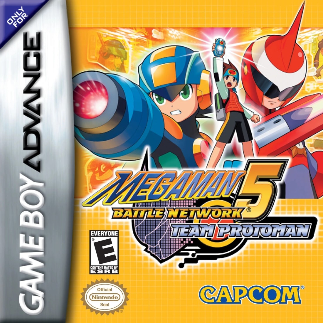 Capa do jogo Mega Man Battle Network 5: Team Protoman
