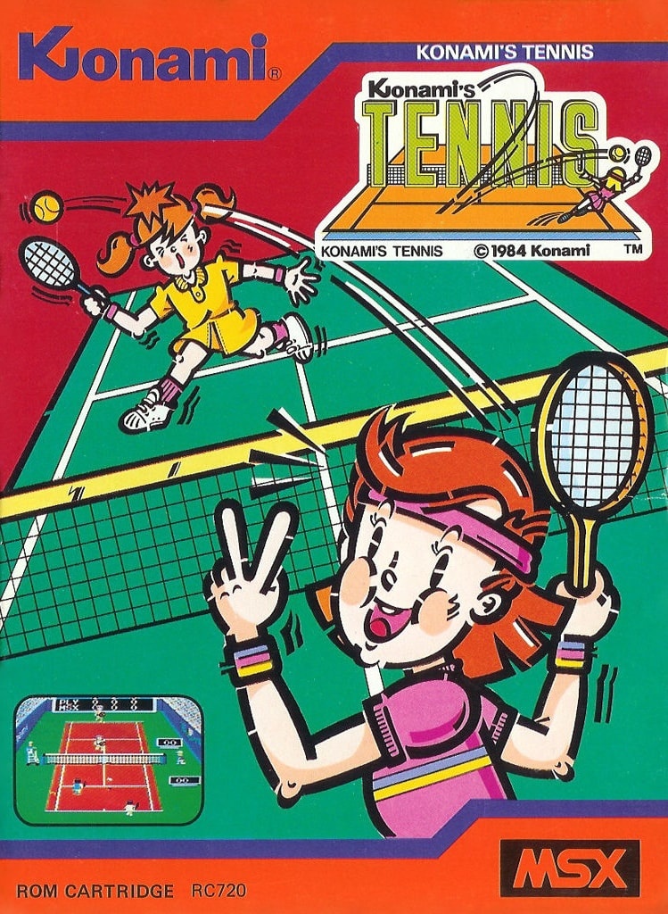 Capa do jogo Konamis Tennis