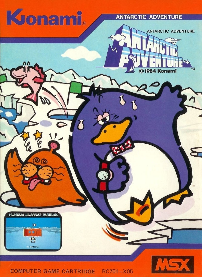 Capa do jogo Antarctic Adventure