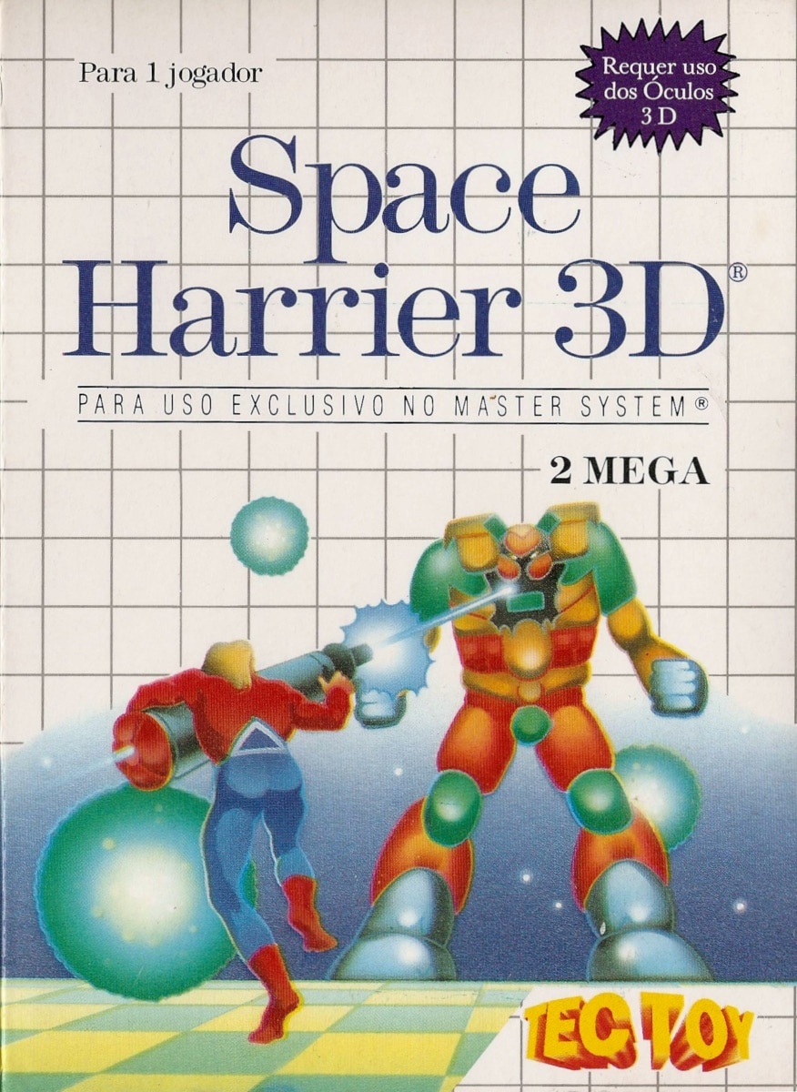 Capa do jogo Space Harrier 3D
