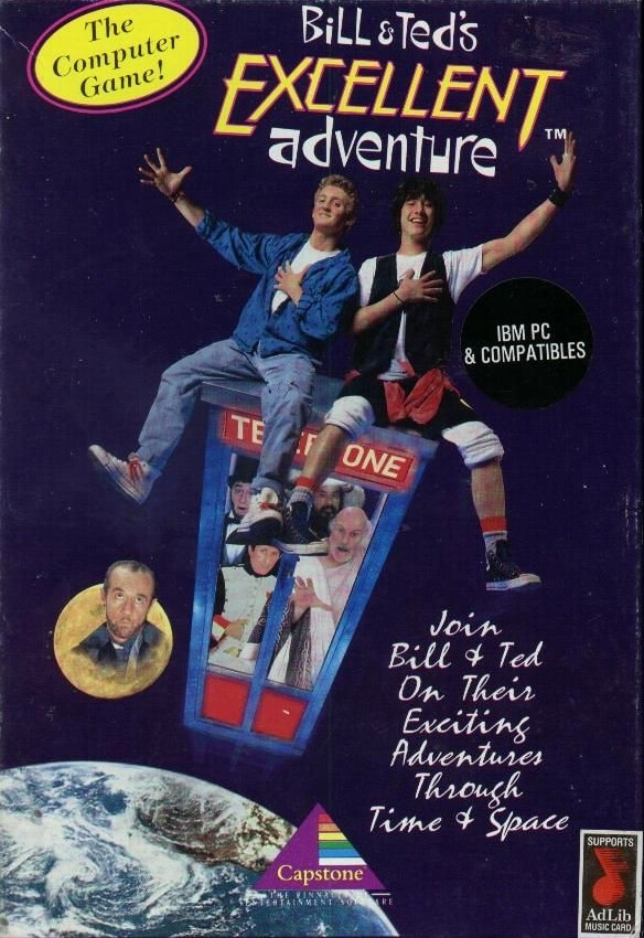 Capa do jogo Bill & Teds Excellent Adventure