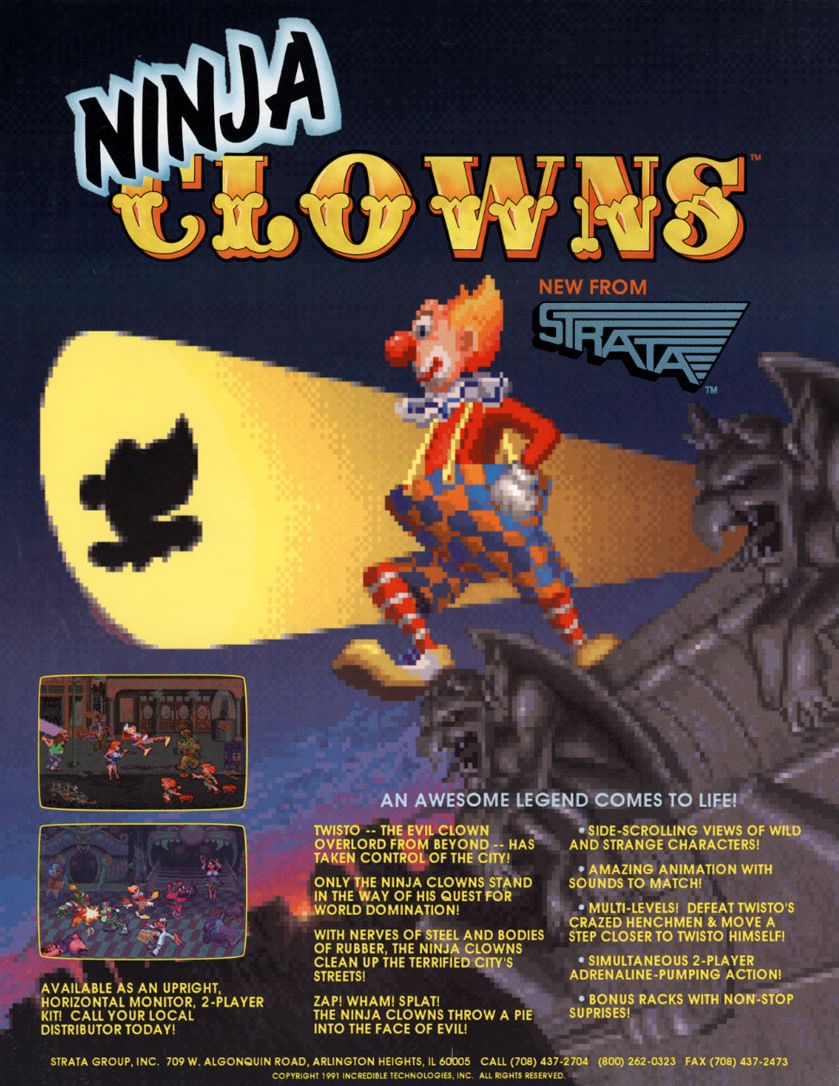 Capa do jogo Ninja Clowns