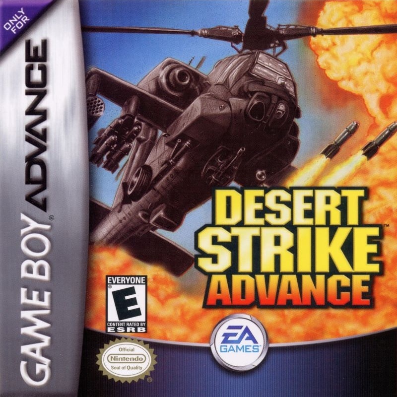 Capa do jogo Desert Strike Advance