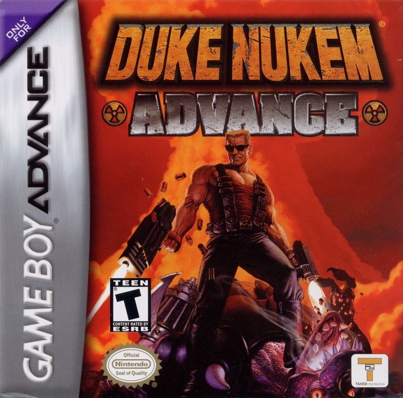 Capa do jogo Duke Nukem Advance