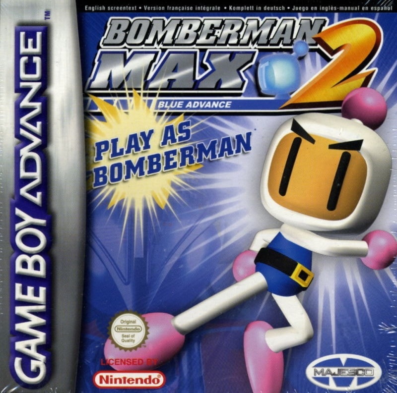 Capa do jogo Bomberman Max 2: Blue Advance