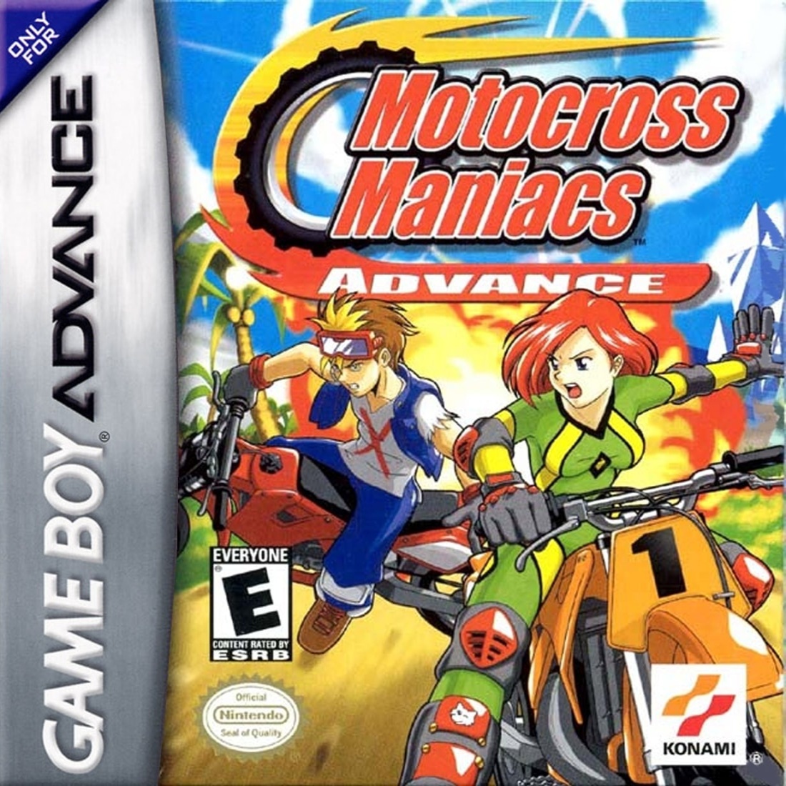 Capa do jogo Motocross Maniacs Advance