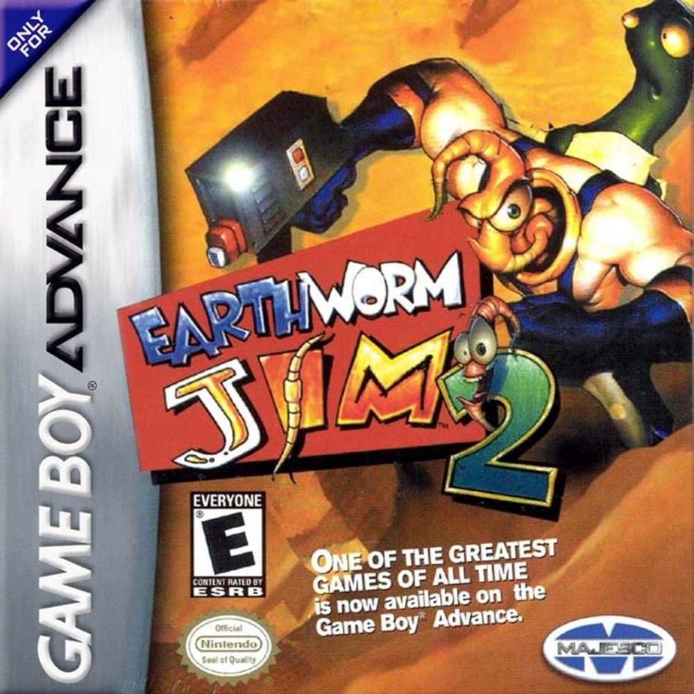 Capa do jogo Earthworm Jim 2