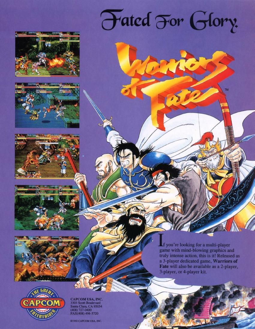 Capa do jogo Warriors of Fate
