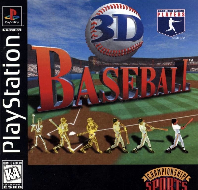 Capa do jogo 3D Baseball