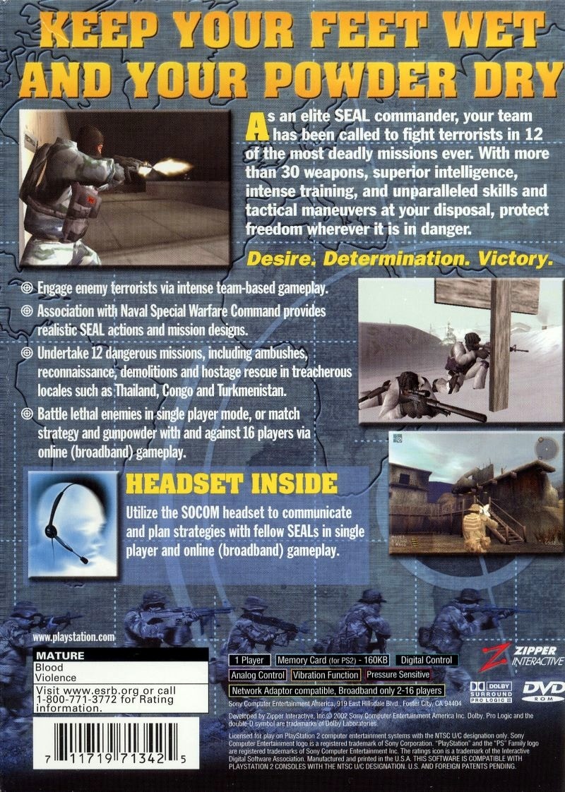 Capa do jogo SOCOM: U.S. Navy SEALs