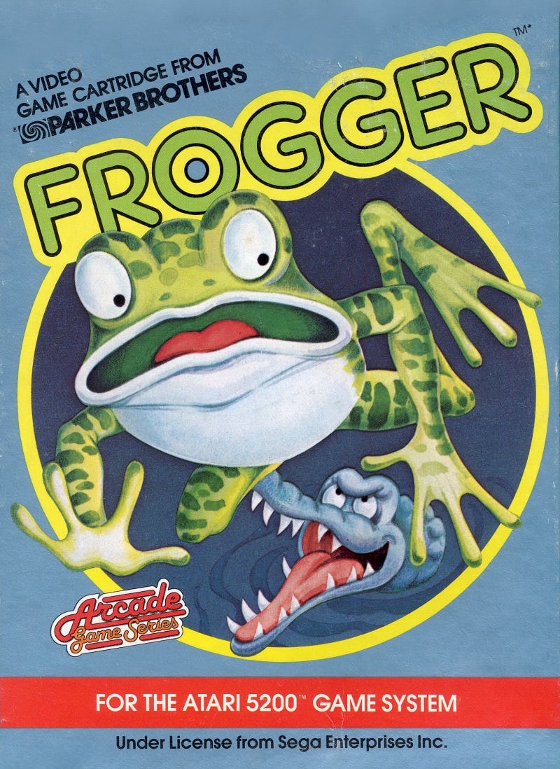 Capa do jogo Frogger