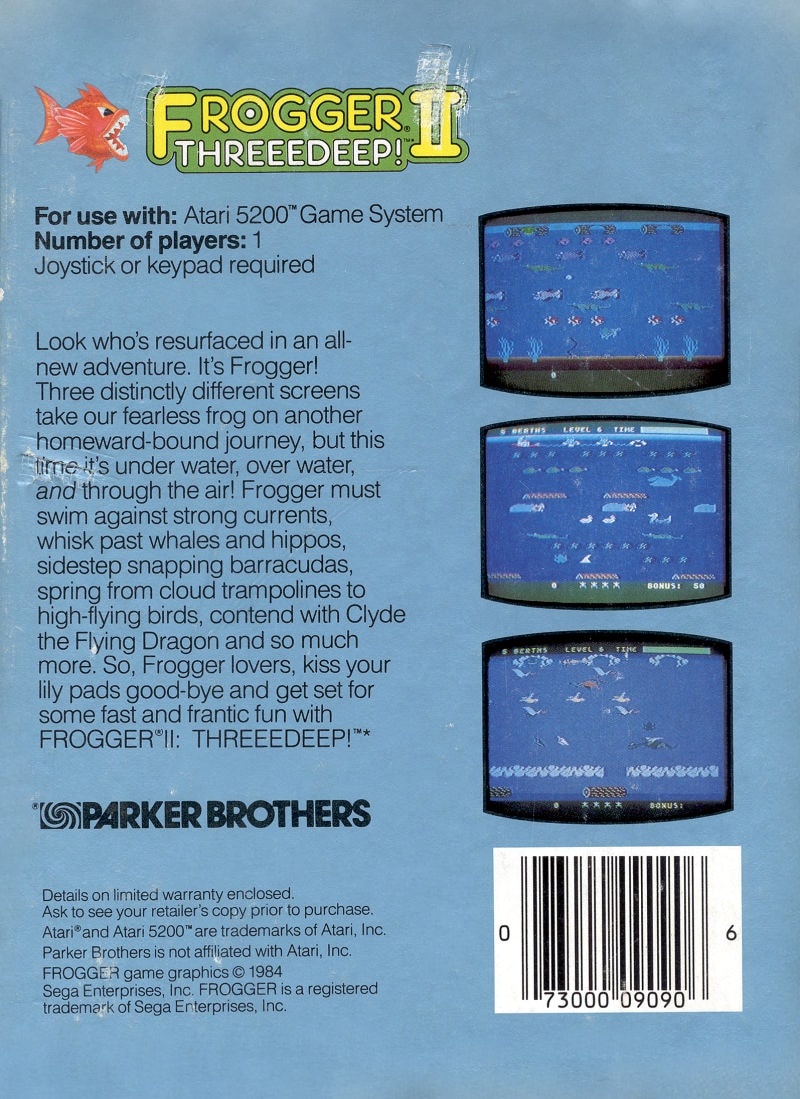 Capa do jogo Frogger II: ThreeeDeep!