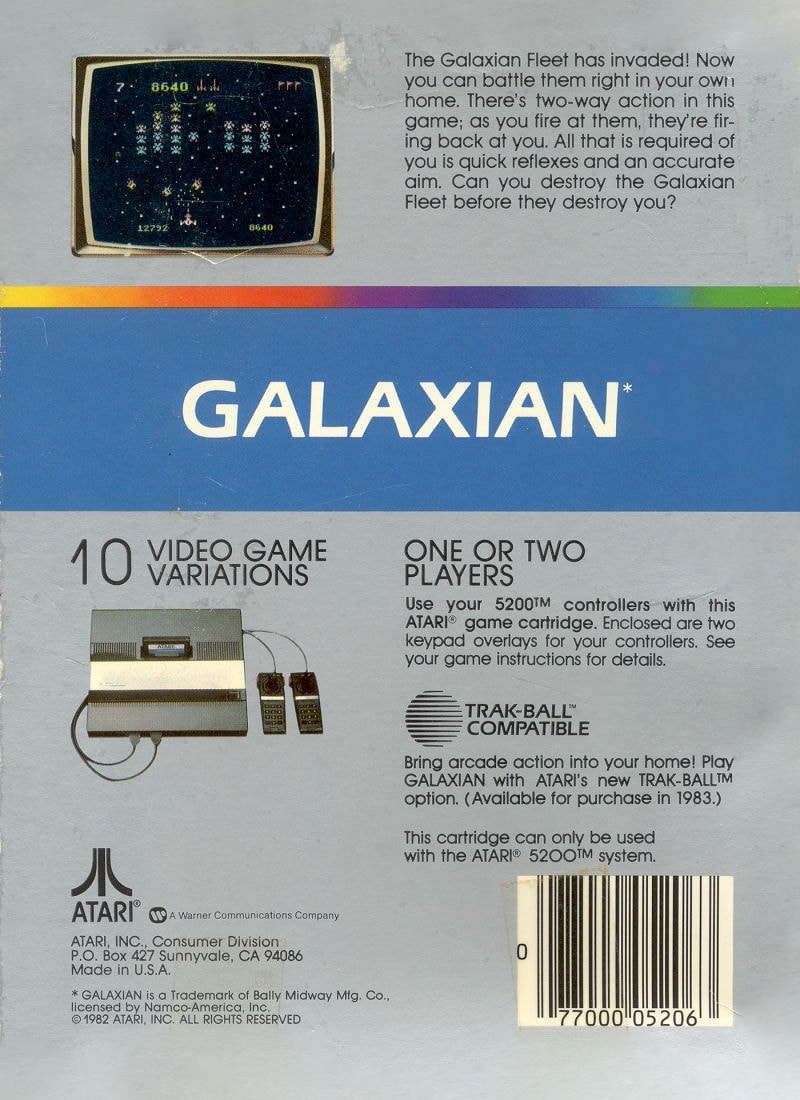Capa do jogo Galaxian