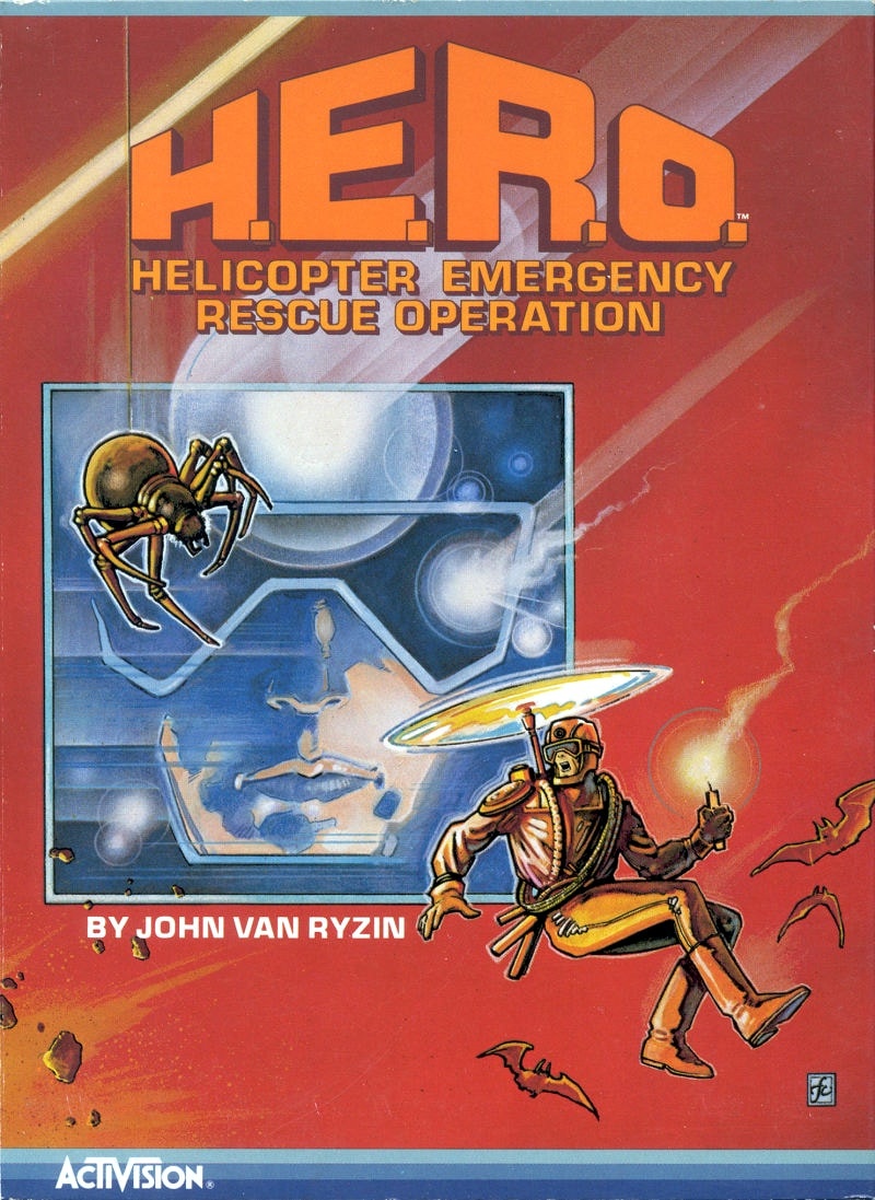 Capa do jogo H.E.R.O.