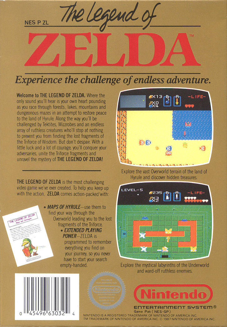 Capa do jogo The Legend of Zelda