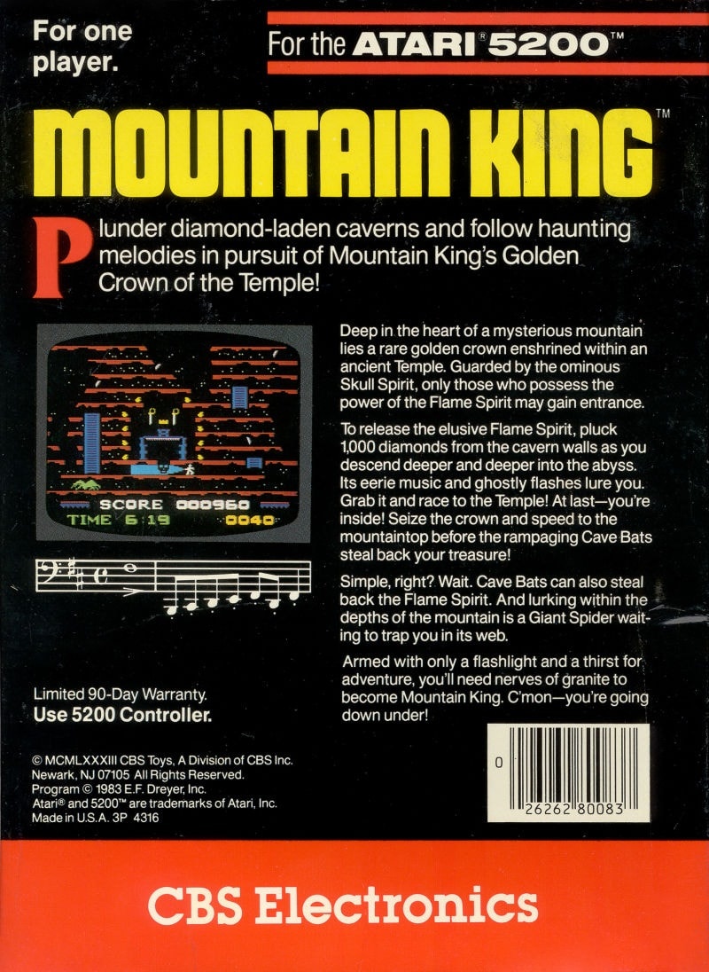 Capa do jogo Mountain King