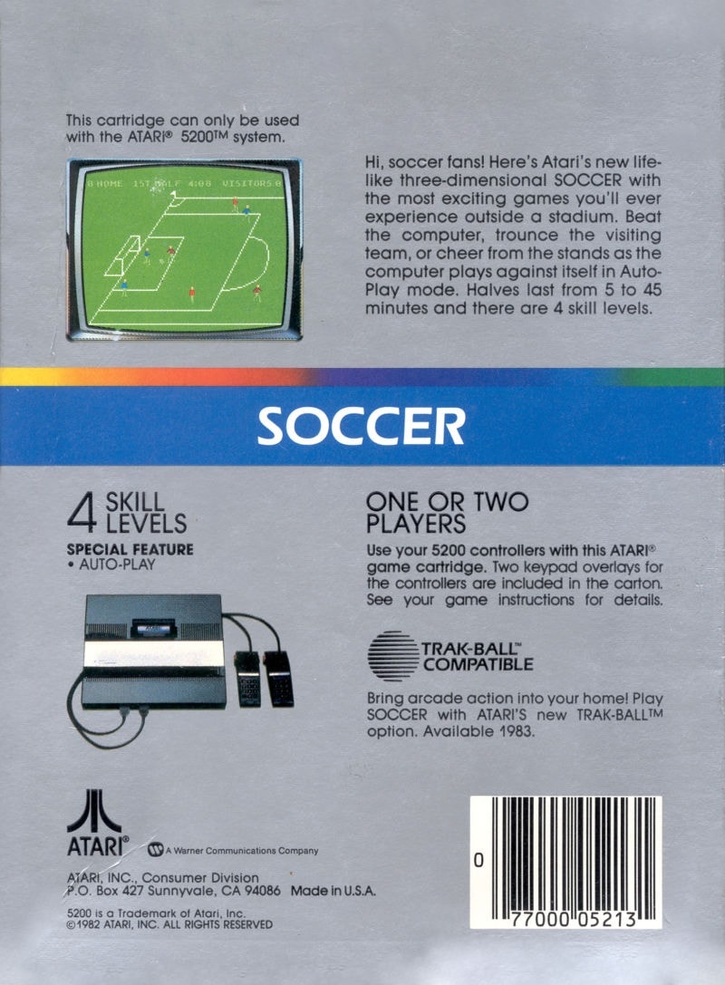 Capa do jogo RealSports Soccer
