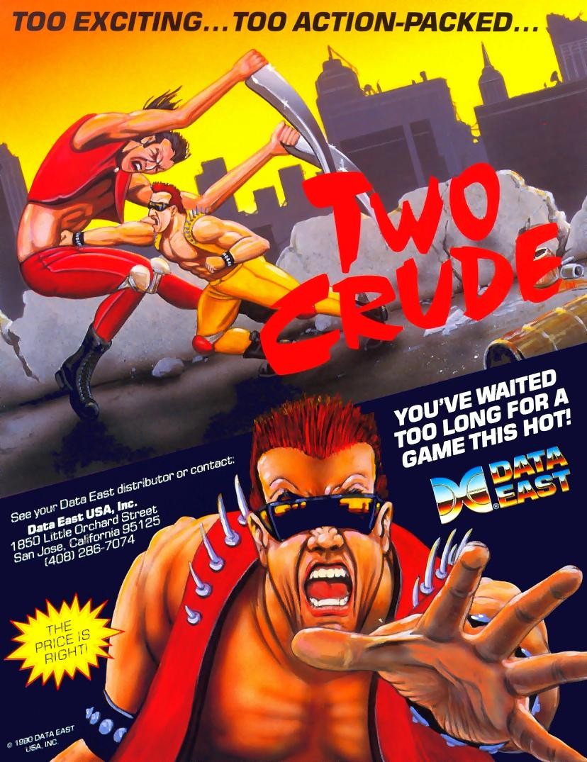 Capa do jogo Two Crude Dudes