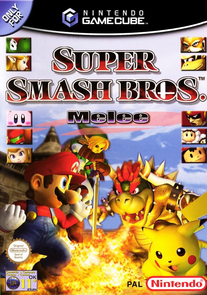 Capa do jogo Super Smash Bros.: Melee