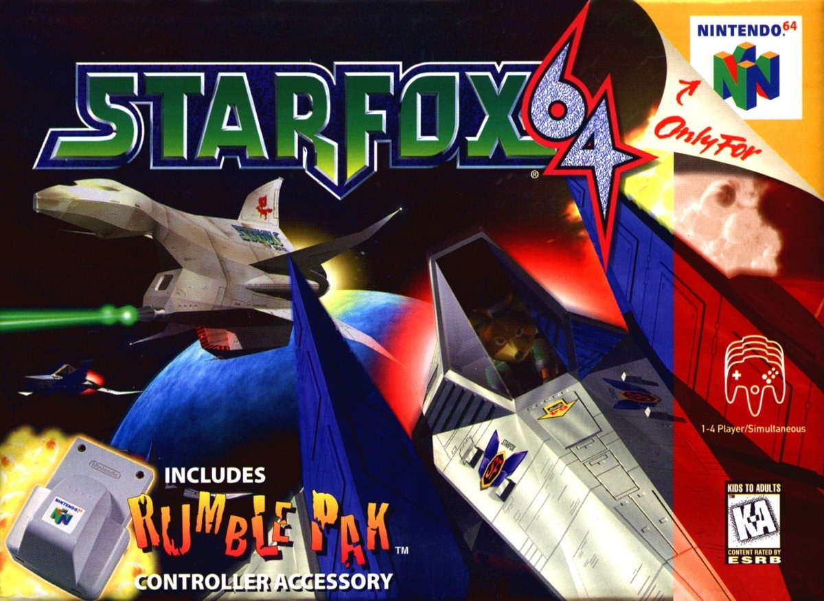 Capa do jogo Star Fox 64
