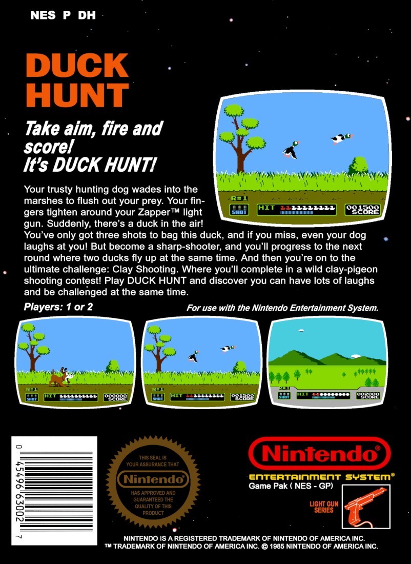 Capa do jogo Duck Hunt