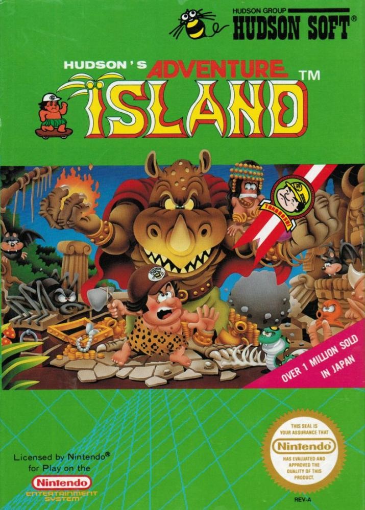 Capa do jogo Adventure Island