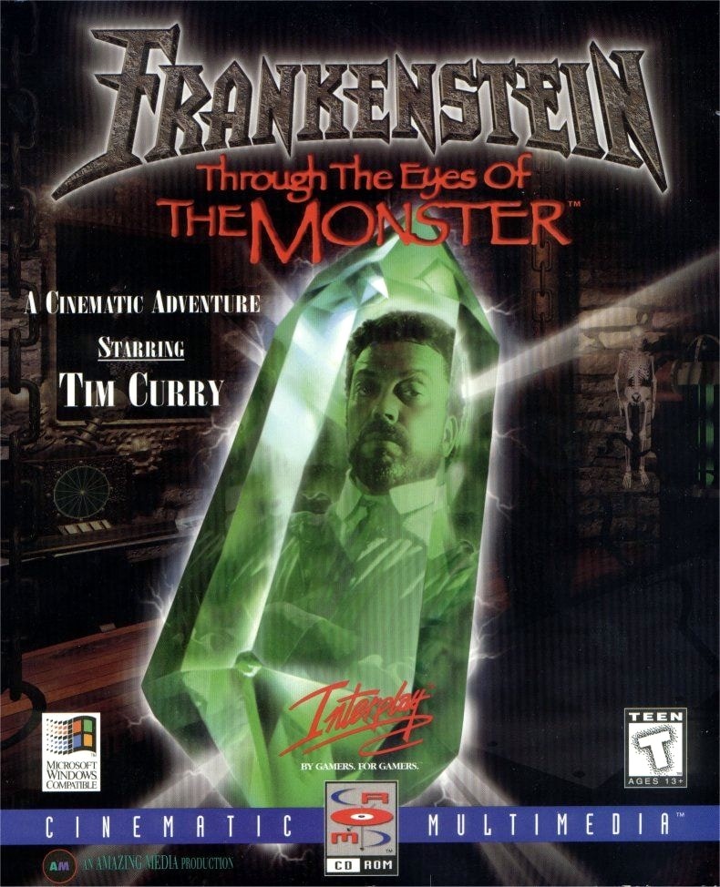 Capa do jogo Frankenstein: Through the Eyes of the Monster