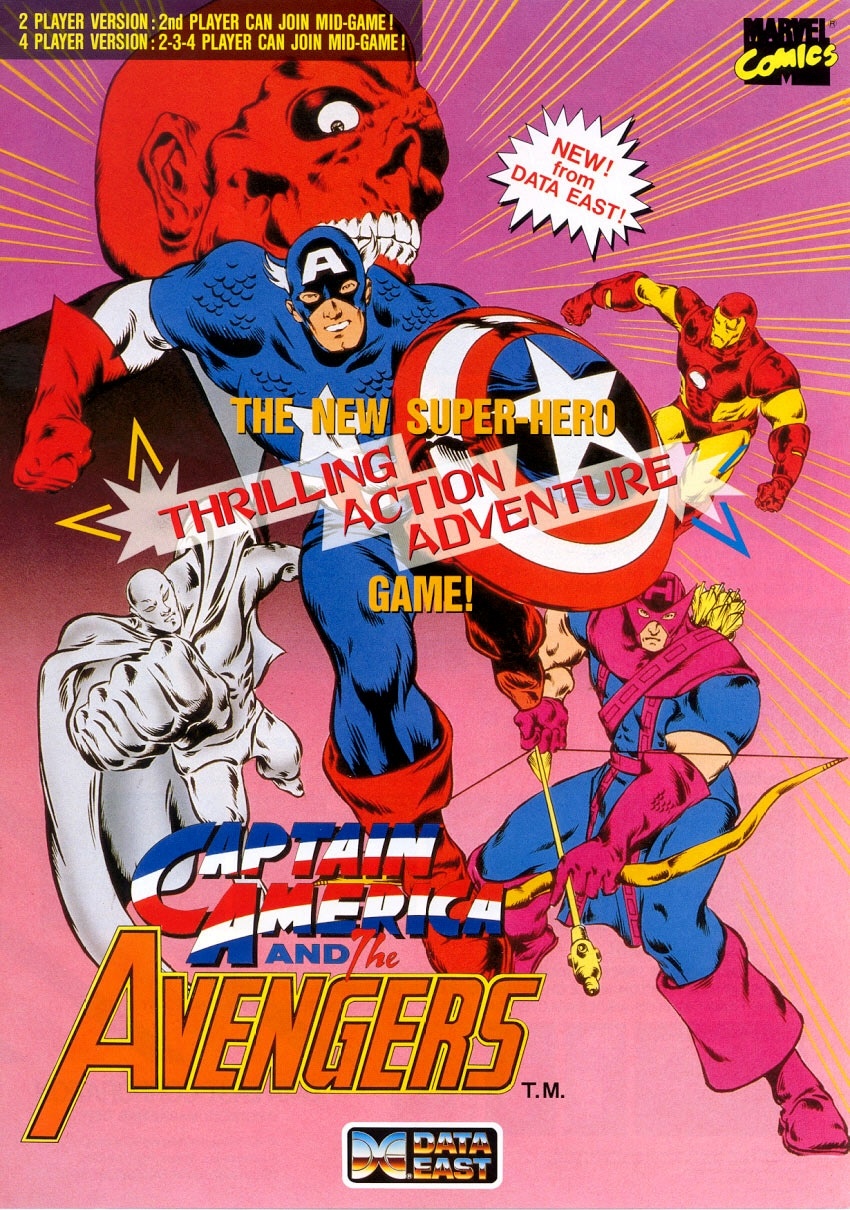 Capa do jogo Captain America and The Avengers