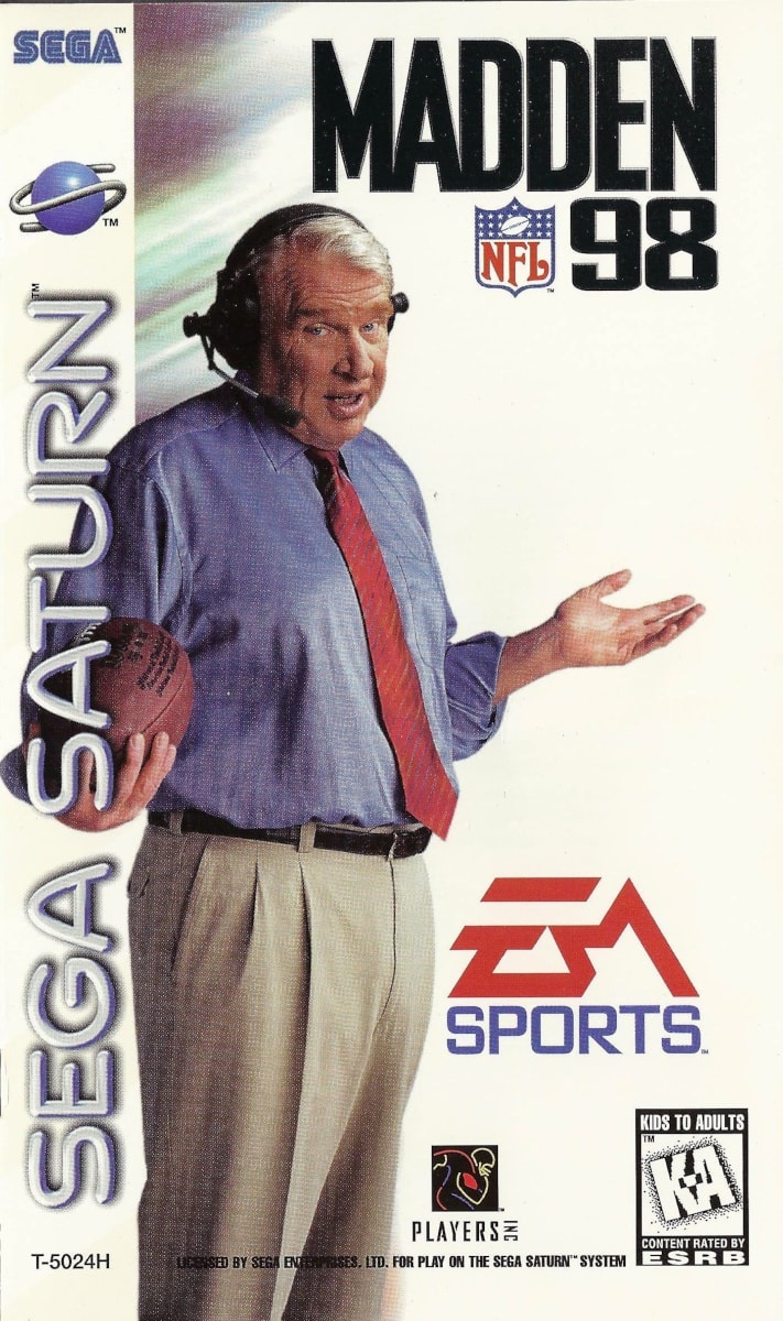 Capa do jogo Madden NFL 98