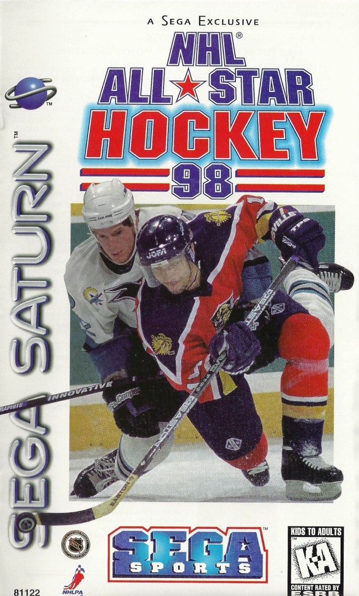 Capa do jogo NHL All-Star Hockey 98