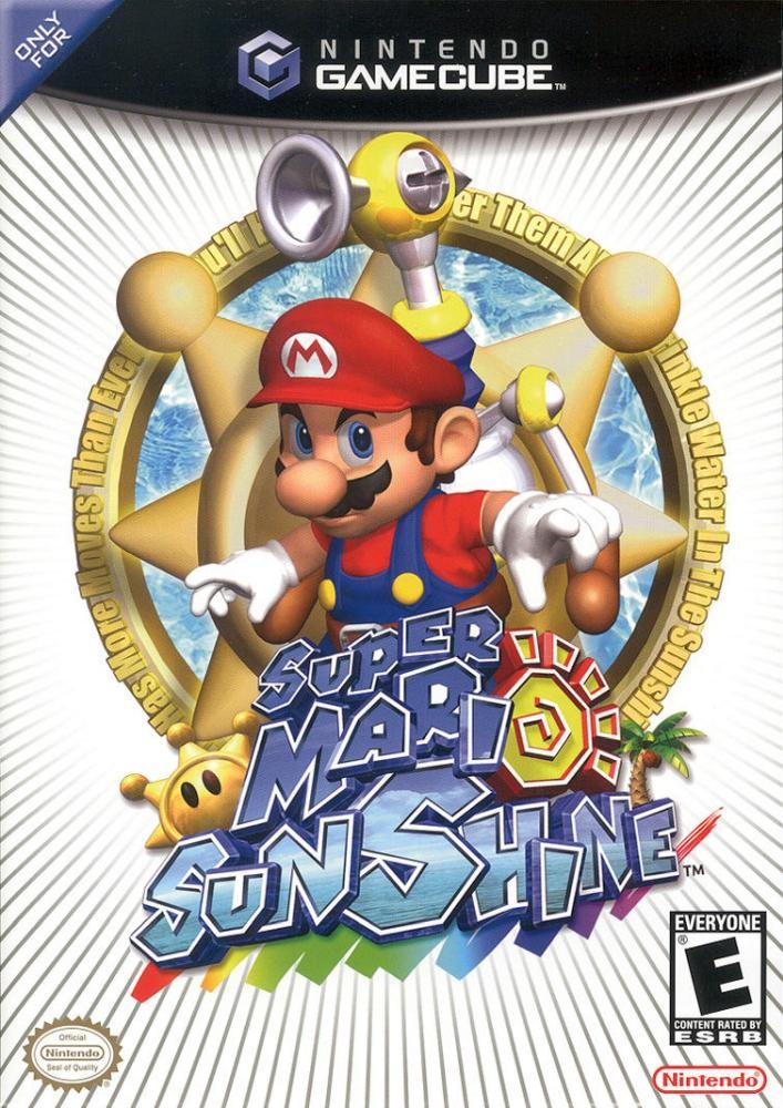 Capa do jogo Super Mario Sunshine