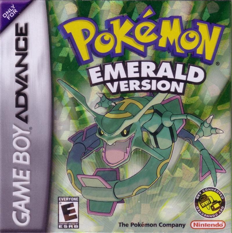 Capa do jogo Pokémon Emerald Version