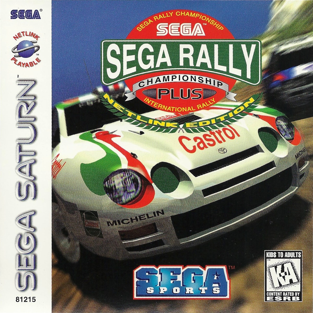 Capa do jogo Sega Rally Championship Plus NetLink Edition
