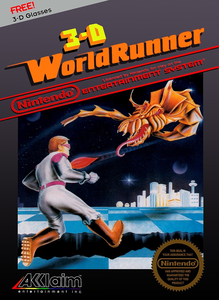 Capa do jogo 3-D WorldRunner