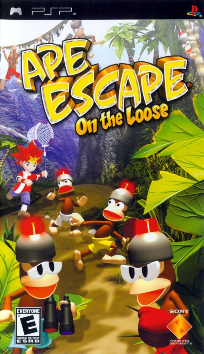 Capa do jogo Ape Escape: On the Loose