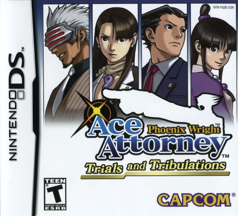 Capa do jogo Phoenix Wright: Ace Attorney - Trials and Tribulations