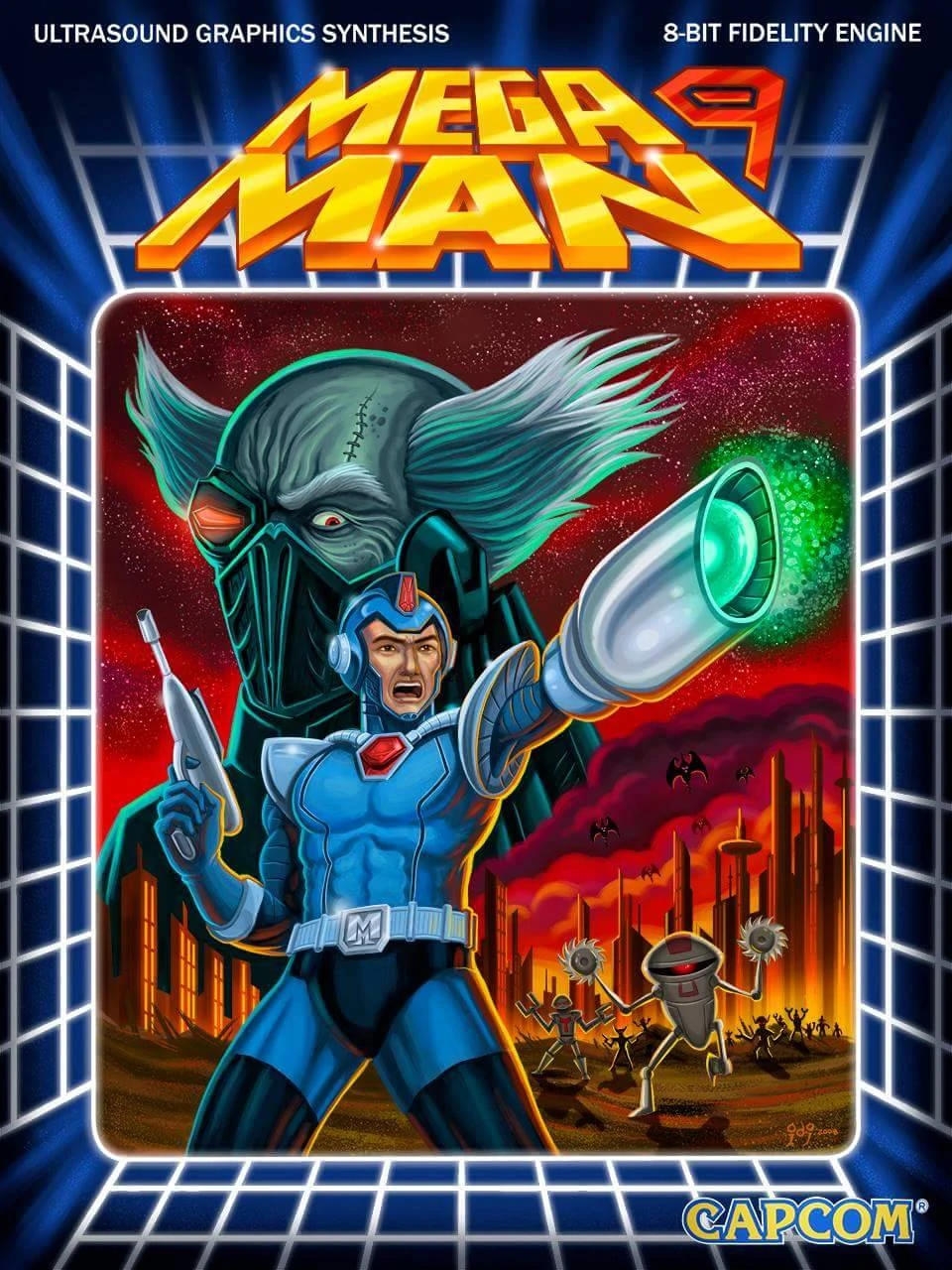 Capa do jogo Mega Man 9